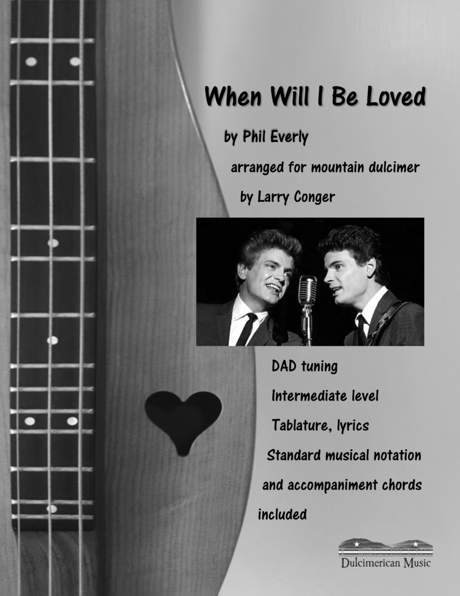 When Will I Be Loved Dulcimer scores gallery preview page 1