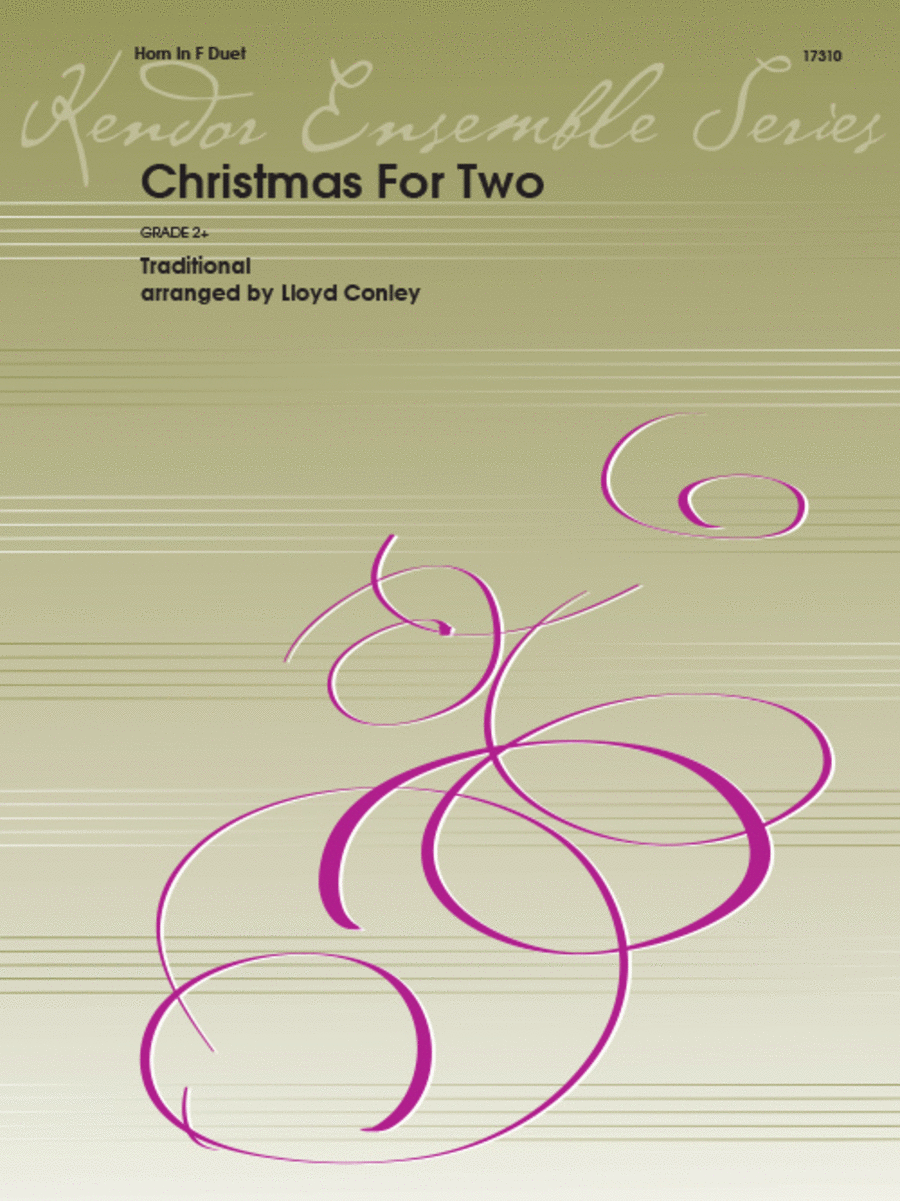 Christmas For Two - 2 French Horns Brass Duet scores gallery preview page 1