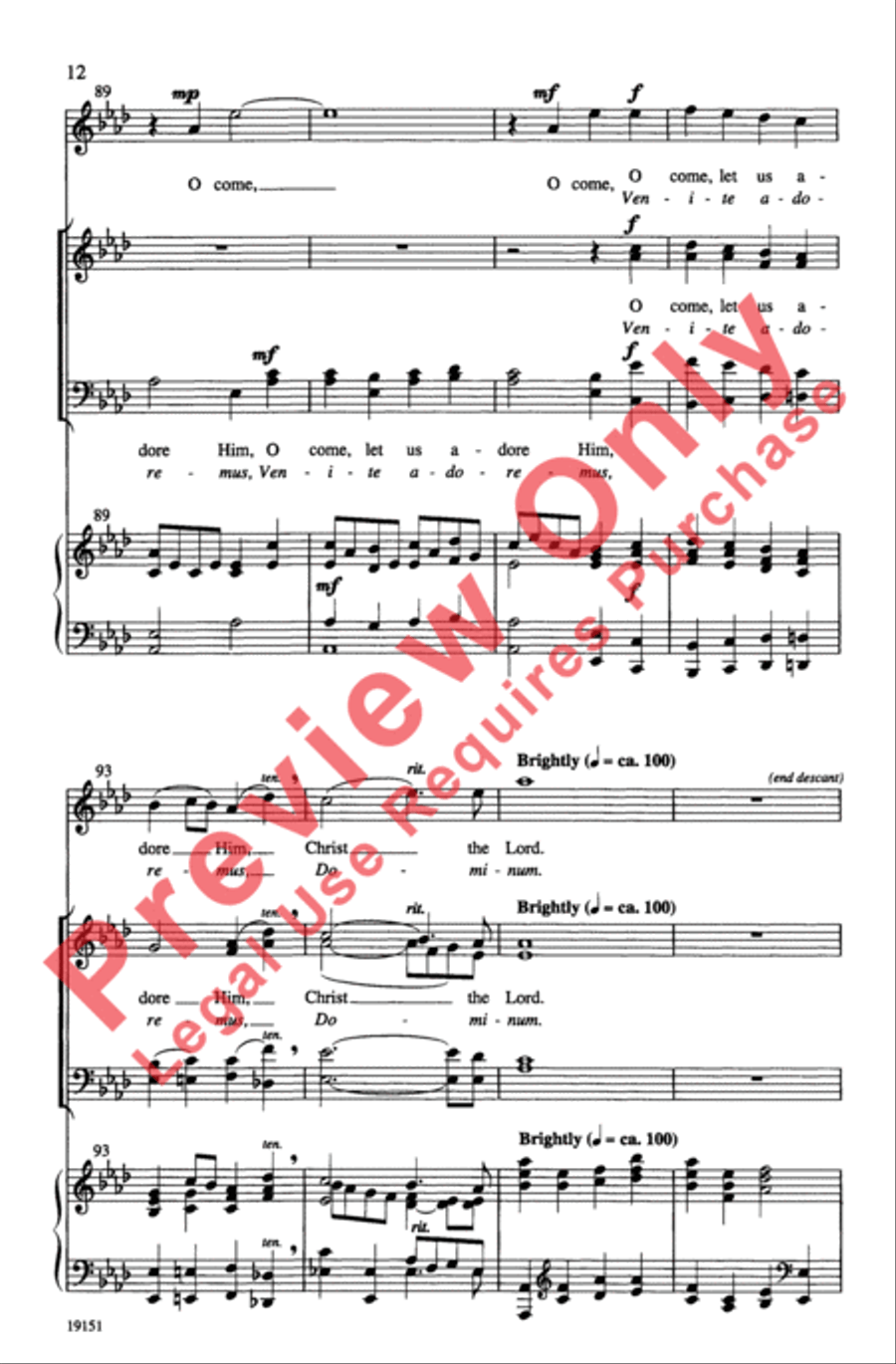 Sing Joy! Sing Joy! 4-Part scores gallery preview page 12