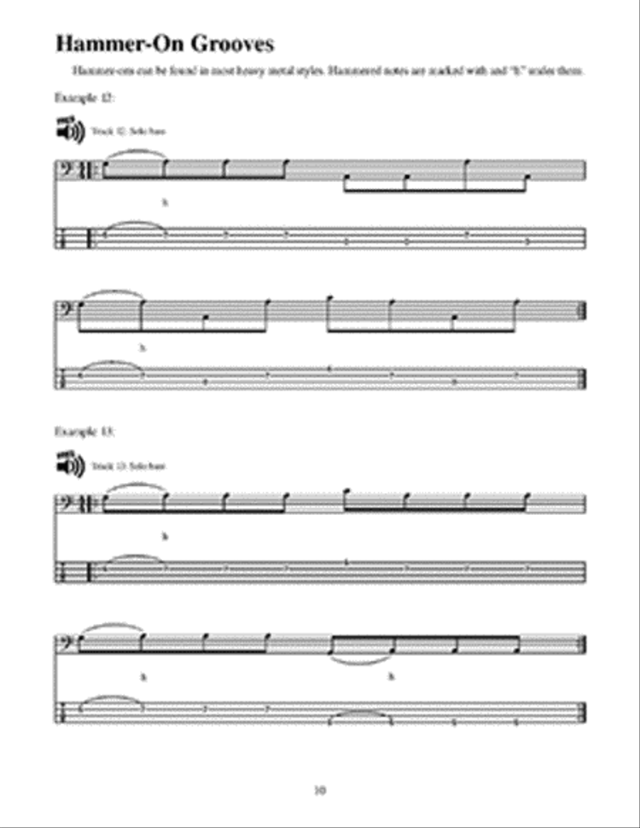 The Ultimate Heavy Metal Bass Book Bass Guitar scores gallery preview page 2