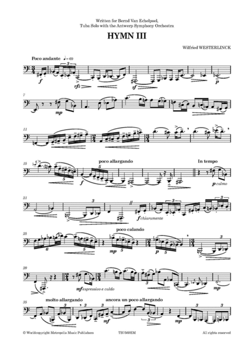 Hymn III for Tuba Solo