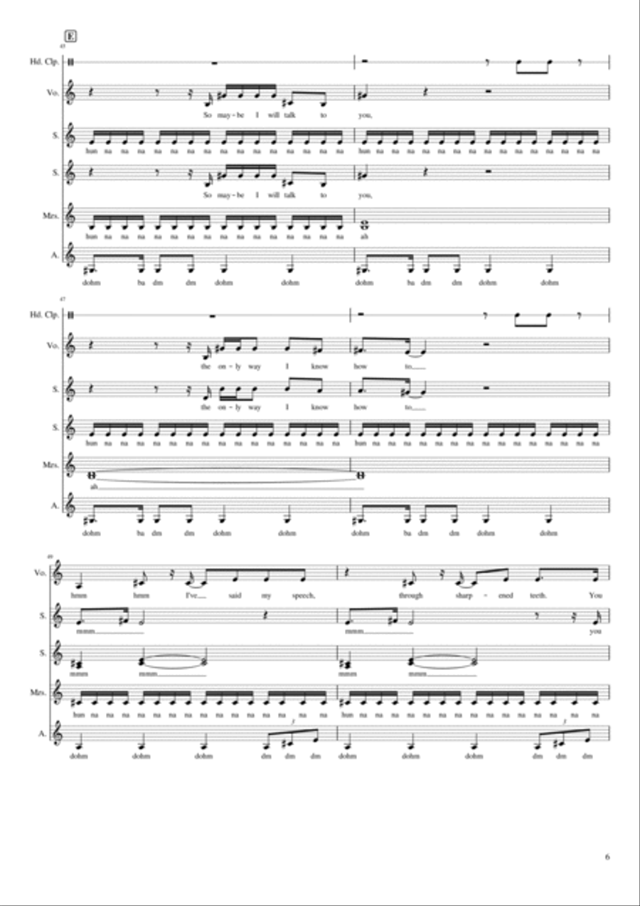 Monster A Cappella scores gallery preview page 6