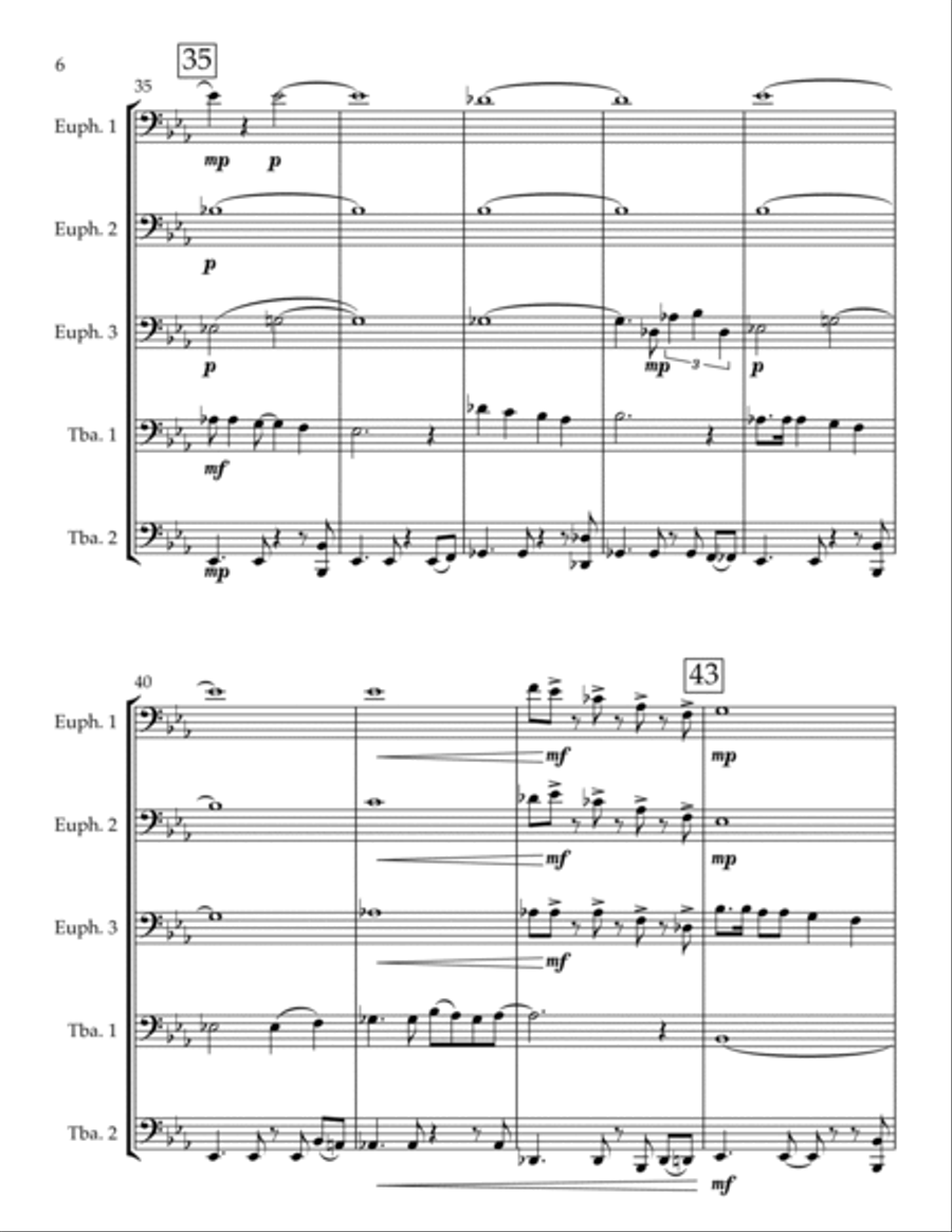 Wii Aa Brass Ensemble scores gallery preview page 6