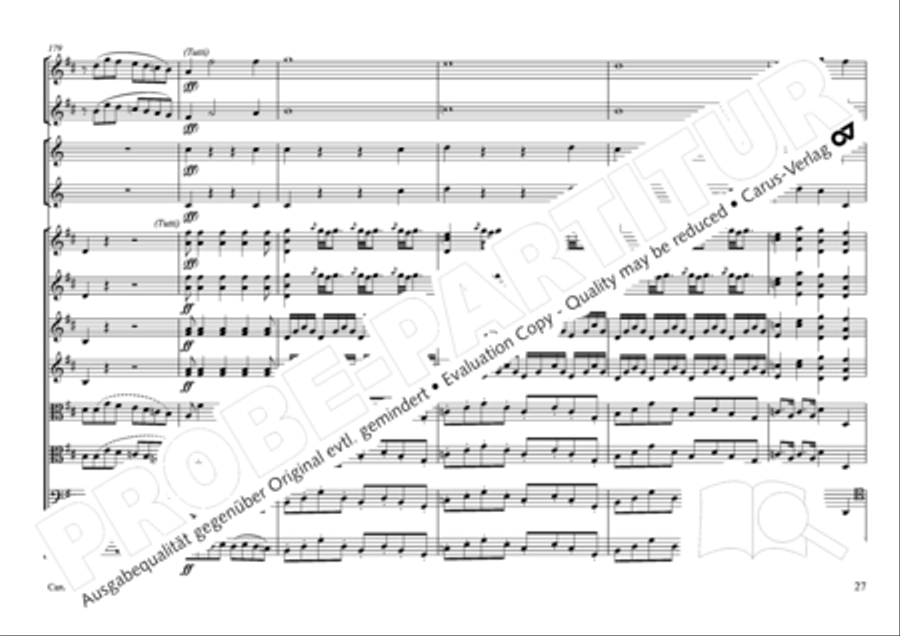 Concertone in D major Concertone in D major Horn scores gallery preview page 28