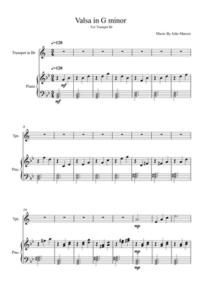 Waltz in G minor For Trumpet Bb