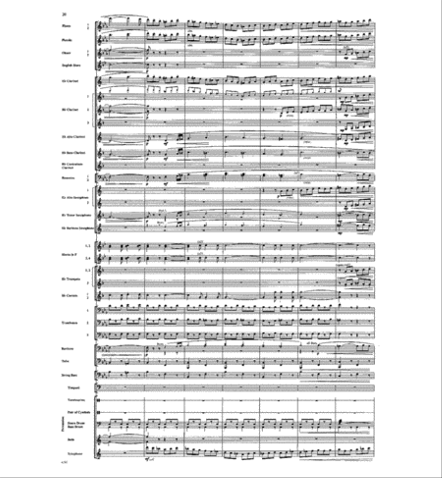 Funiculi, Funicula Concert Band scores gallery preview page 19