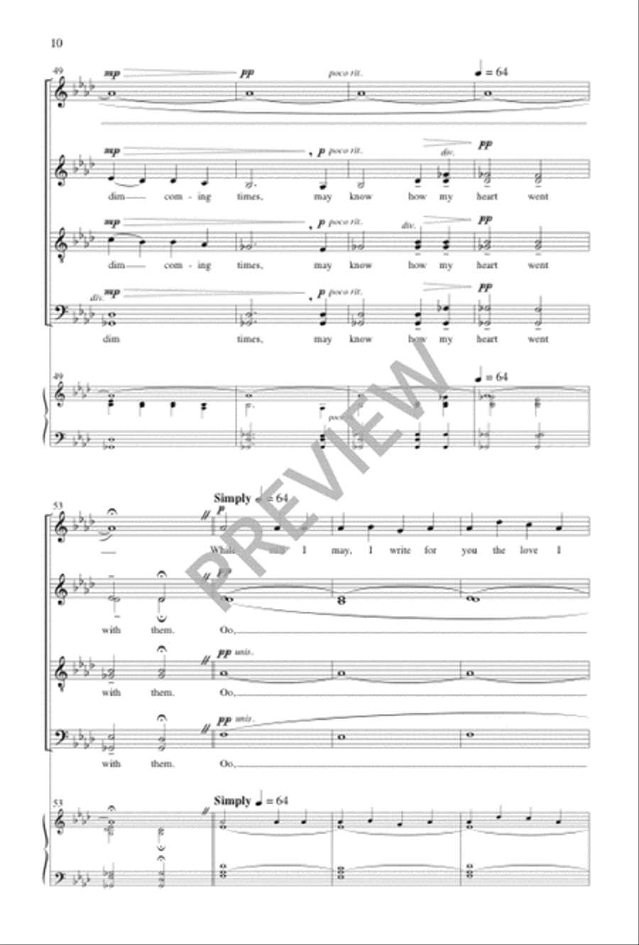 The Dream I Knew Divisi scores gallery preview page 11