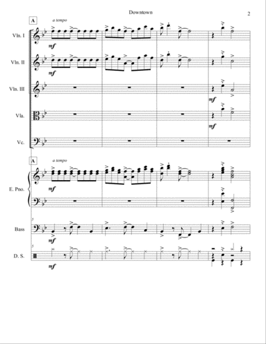 Downtown Large Ensemble scores gallery preview page 2