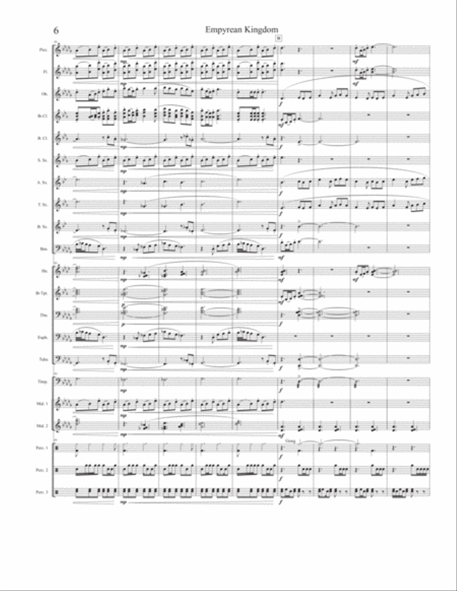 Empyrean Kingdom Empyrean Kingdom Concert Band scores gallery preview page 6