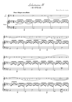 "Liebesträum No.3" (Asdur) Horn & Piano