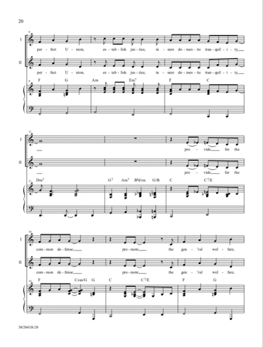 The Words We Live By The Words We Live By 2-Part scores gallery preview page 15