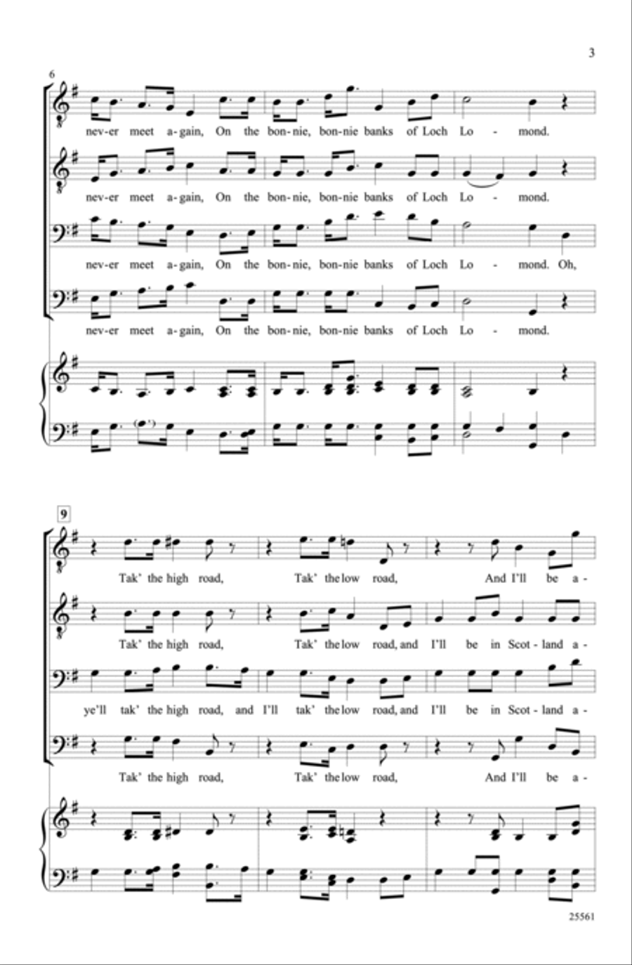 Vive l'Amour Choir scores gallery preview page 3