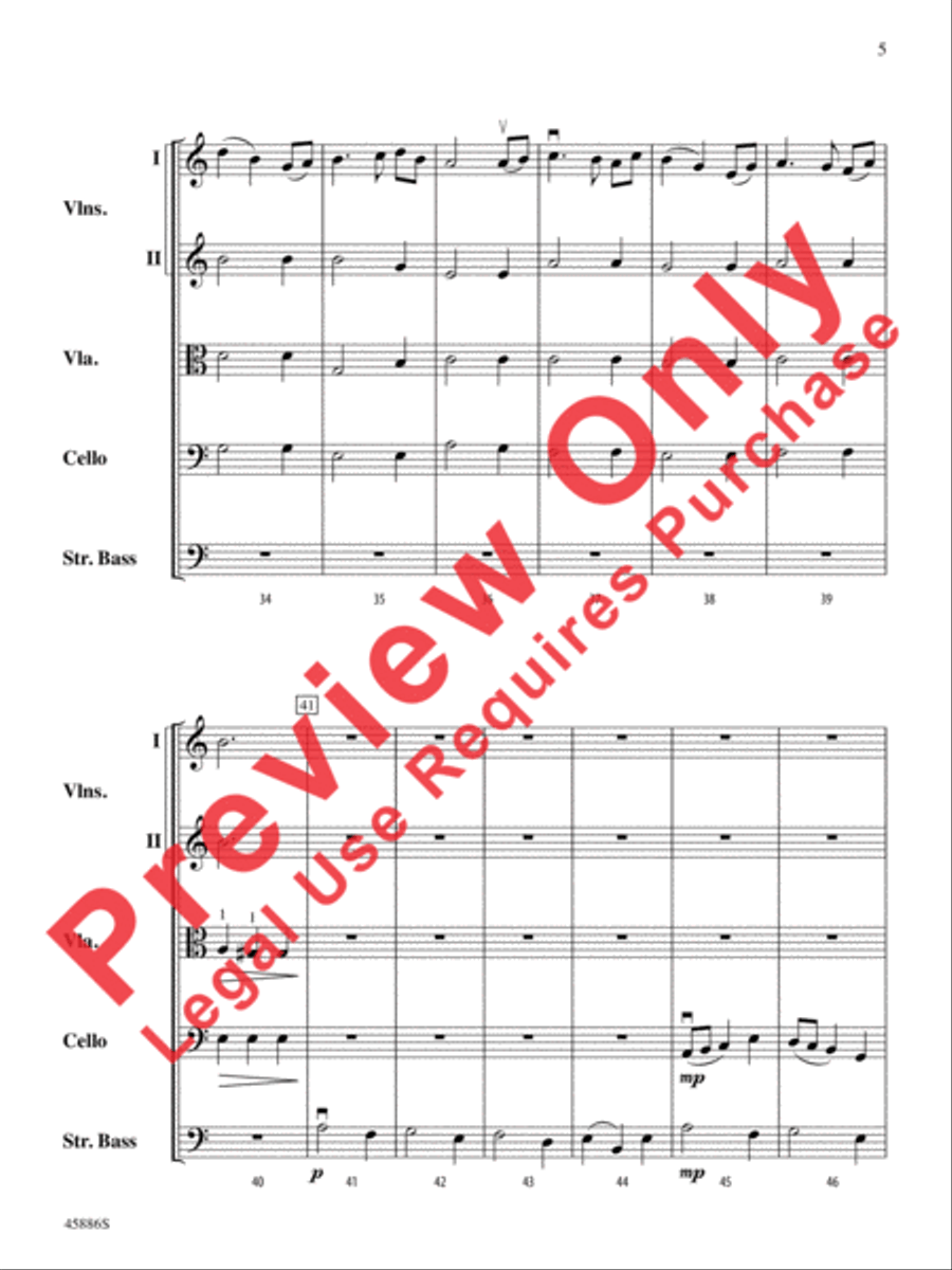 Passacaglia Passacaglia String Orchestra scores gallery preview page 5