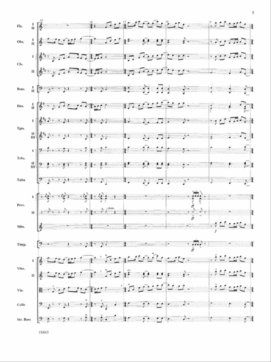 An American Rhapsody: Score Full Orchestra scores gallery preview page 5