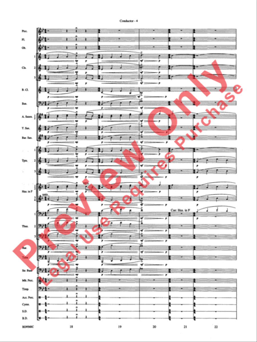 Waterdance Concert Band scores gallery preview page 6