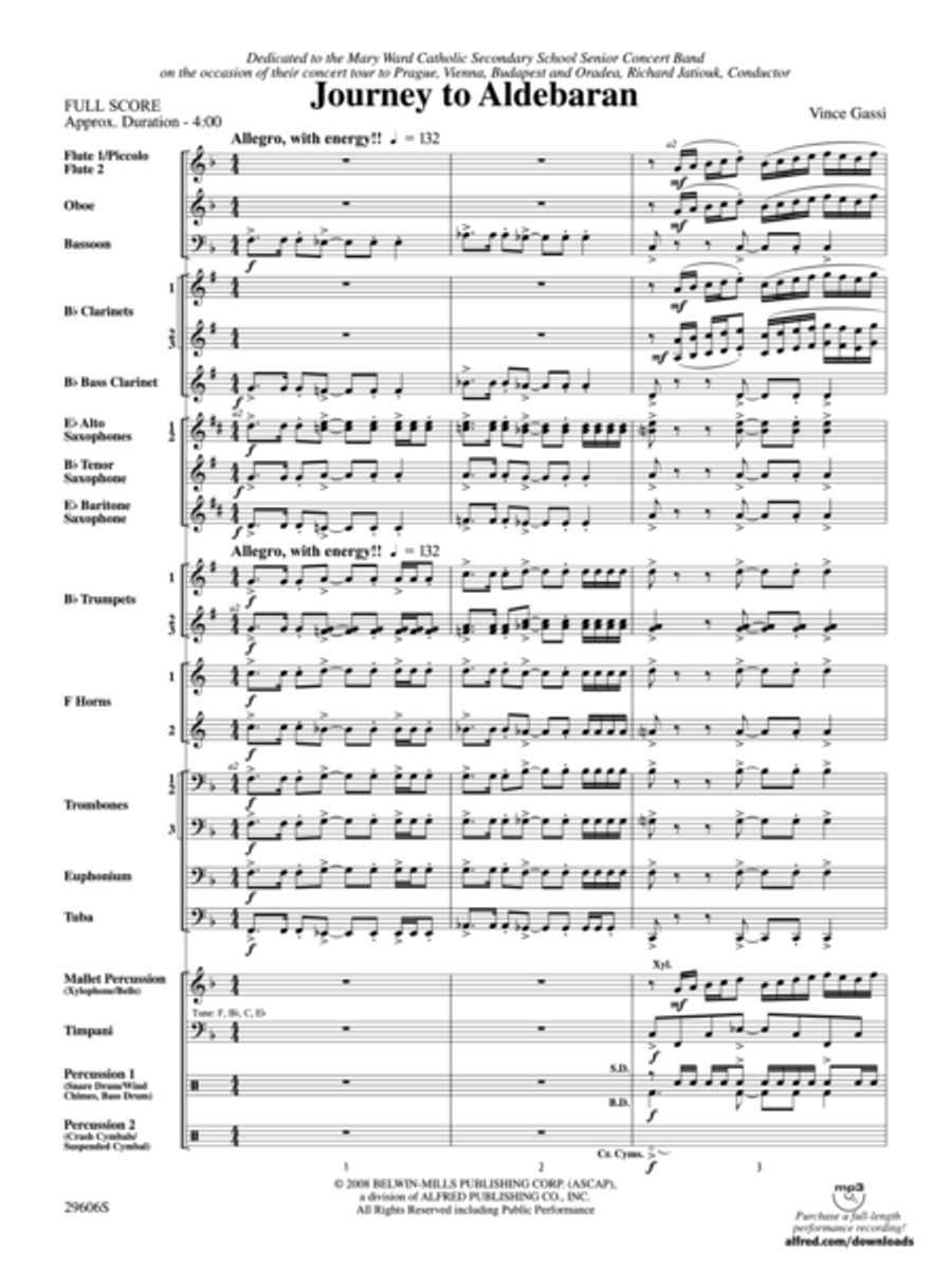 Journey to Aldebaran (score only) image number null