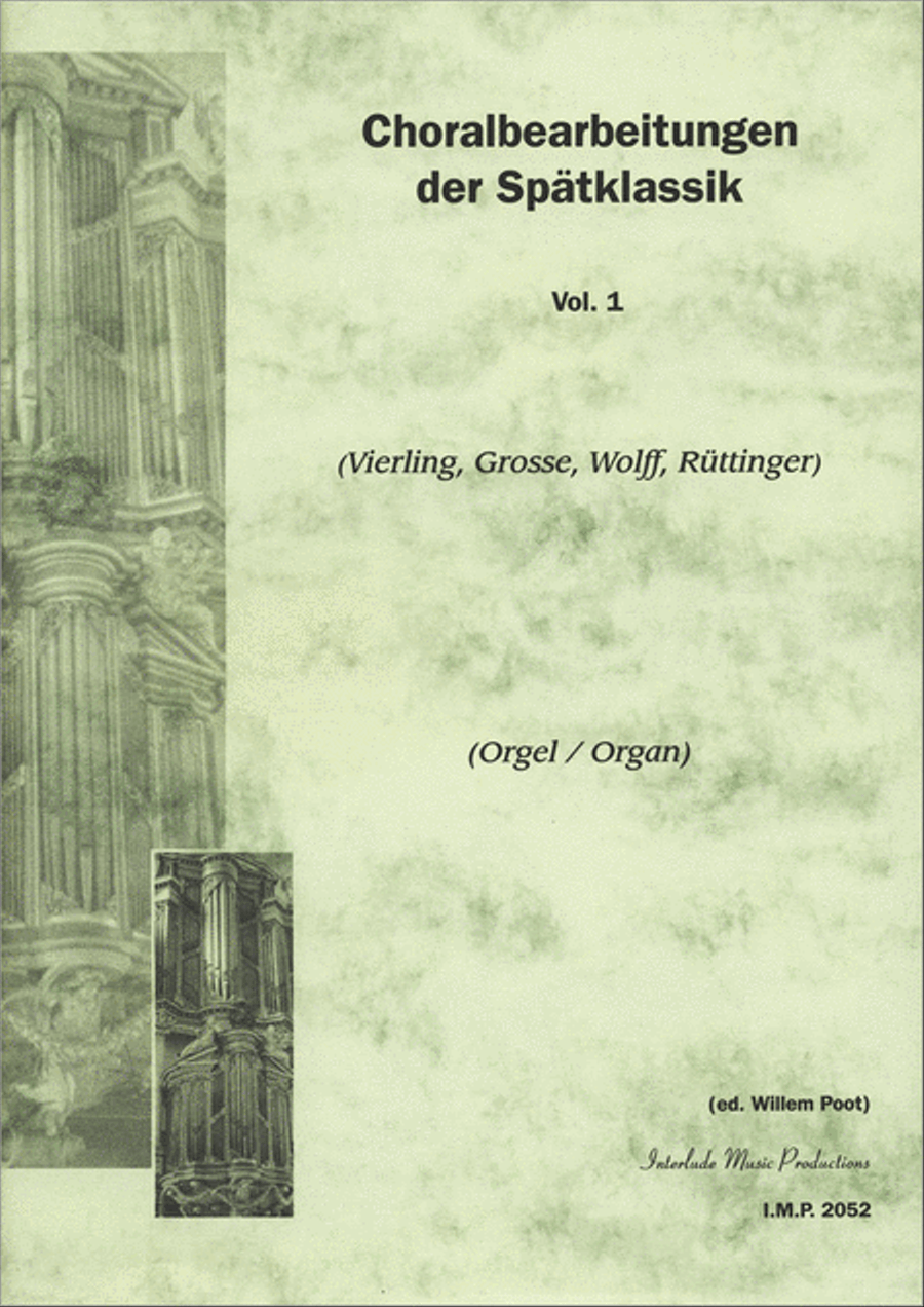 Choralbearbeitungen 1 Der Spatkl Score scores gallery preview page 1