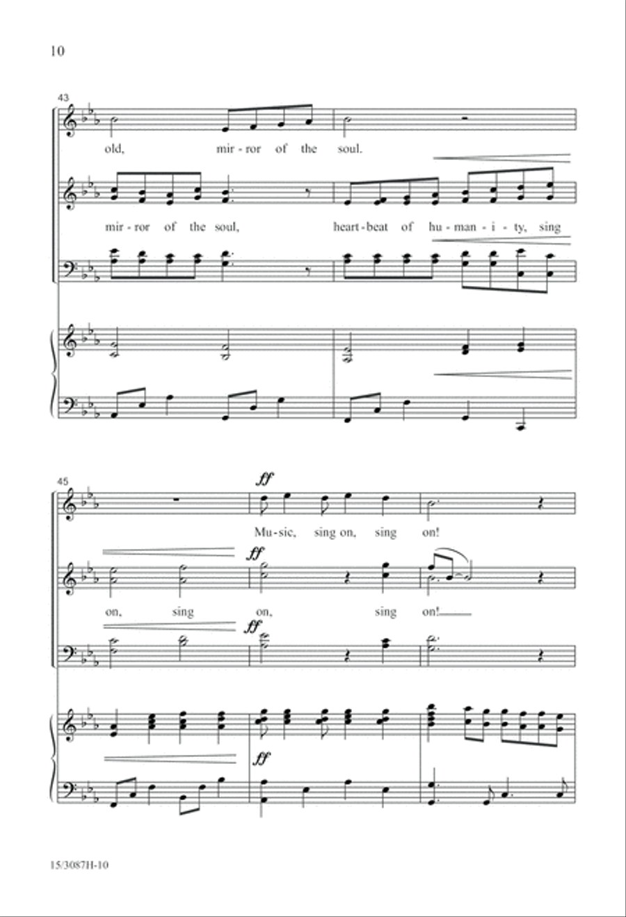 Music, Sing On! Music, Sing On! 4-Part scores gallery preview page 11