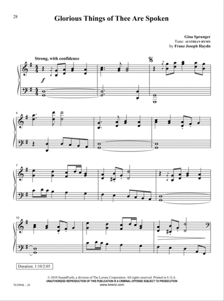 The Church Pianist's Library, Vol. 22 Piano Solo scores gallery preview page 11