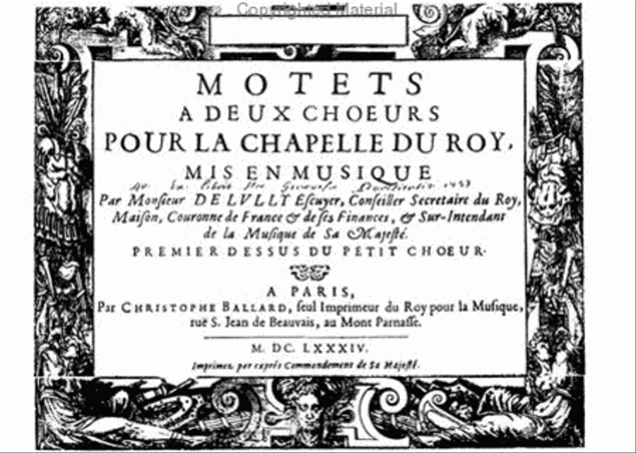 Motets for two choirs for the King's chapel. De Profundis Orchestra scores gallery preview page 2