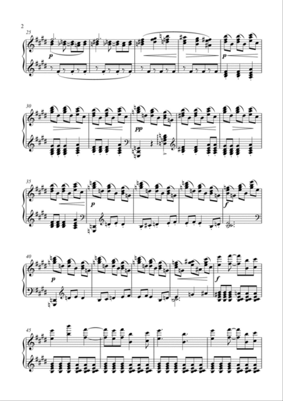 Debussy-Tarantelle styrienne for piano solo Piano Solo scores gallery preview page 3