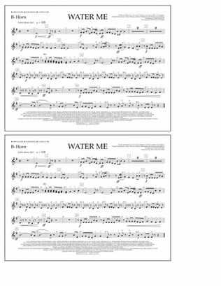 Water Me (arr. Tom Wallace) - Bb Horn