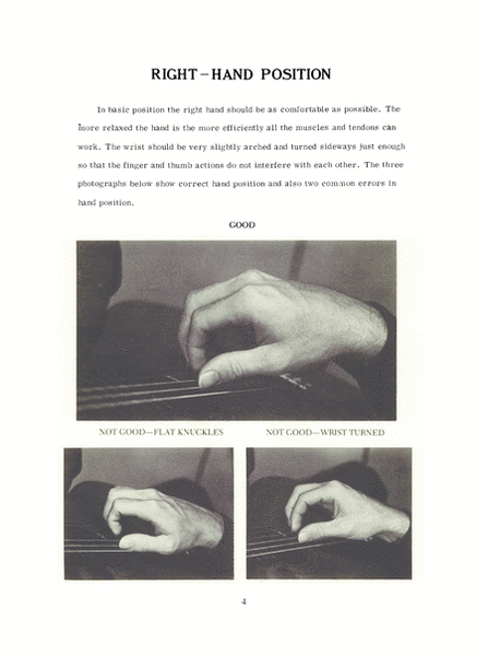 Right Hand Studies for Classical Guitar