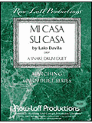 Book cover for Mi Casa Su Casa - Snare Drum