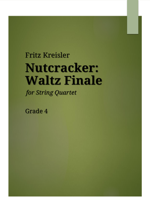 Book cover for Tchaikovsky: Nutcracker Waltz Finale (for Piano Quartet)