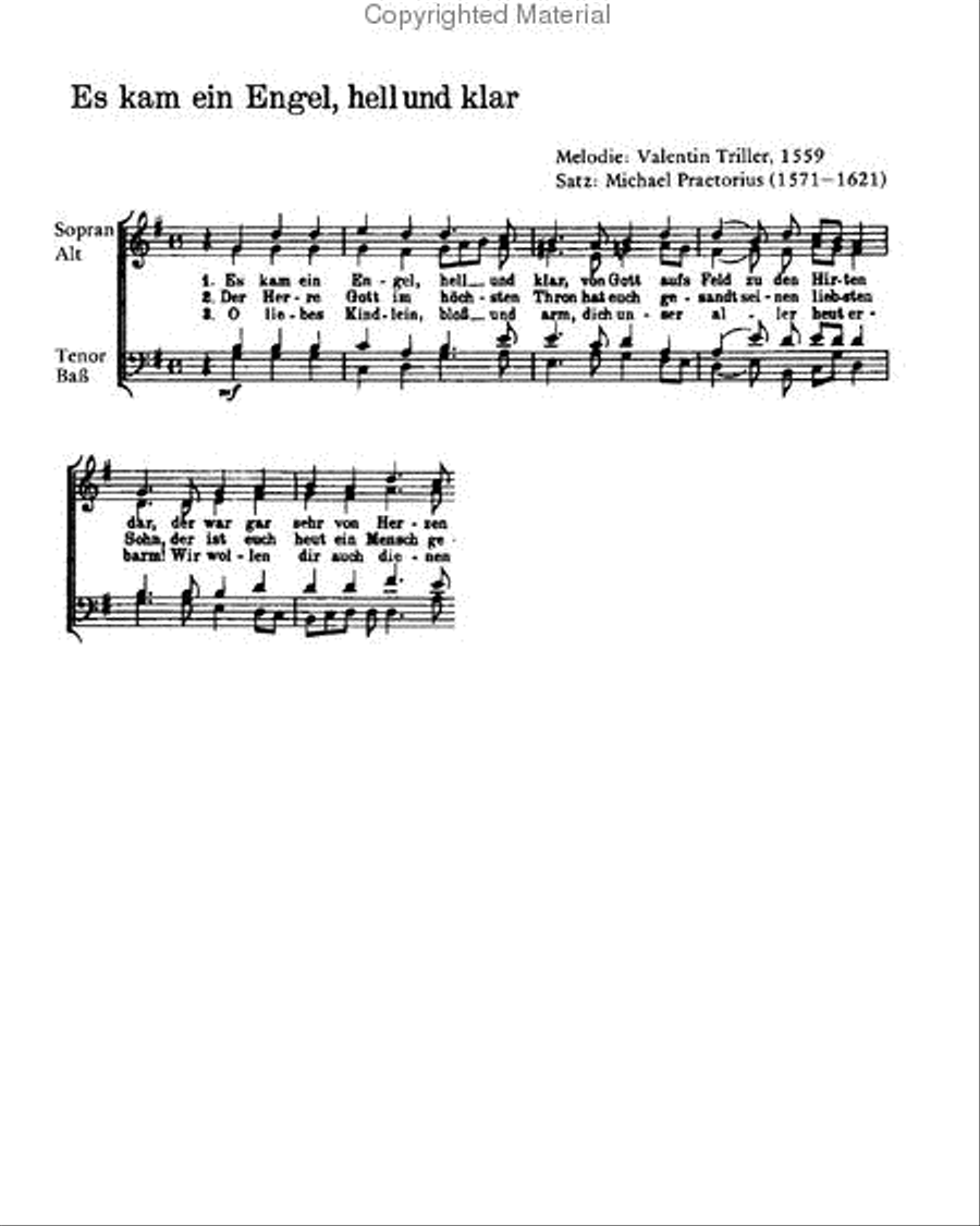 Weihnachts-Chorblatt Score scores gallery preview page 4