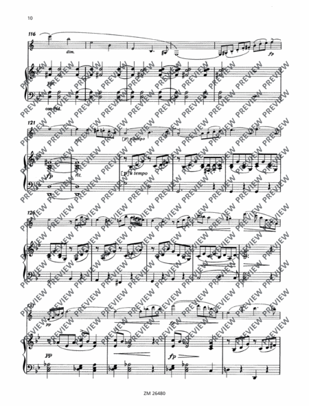 Sonata G minor ”Arpeggione“ by Franz Schubert Clarinet Solo - Digital Sheet Music