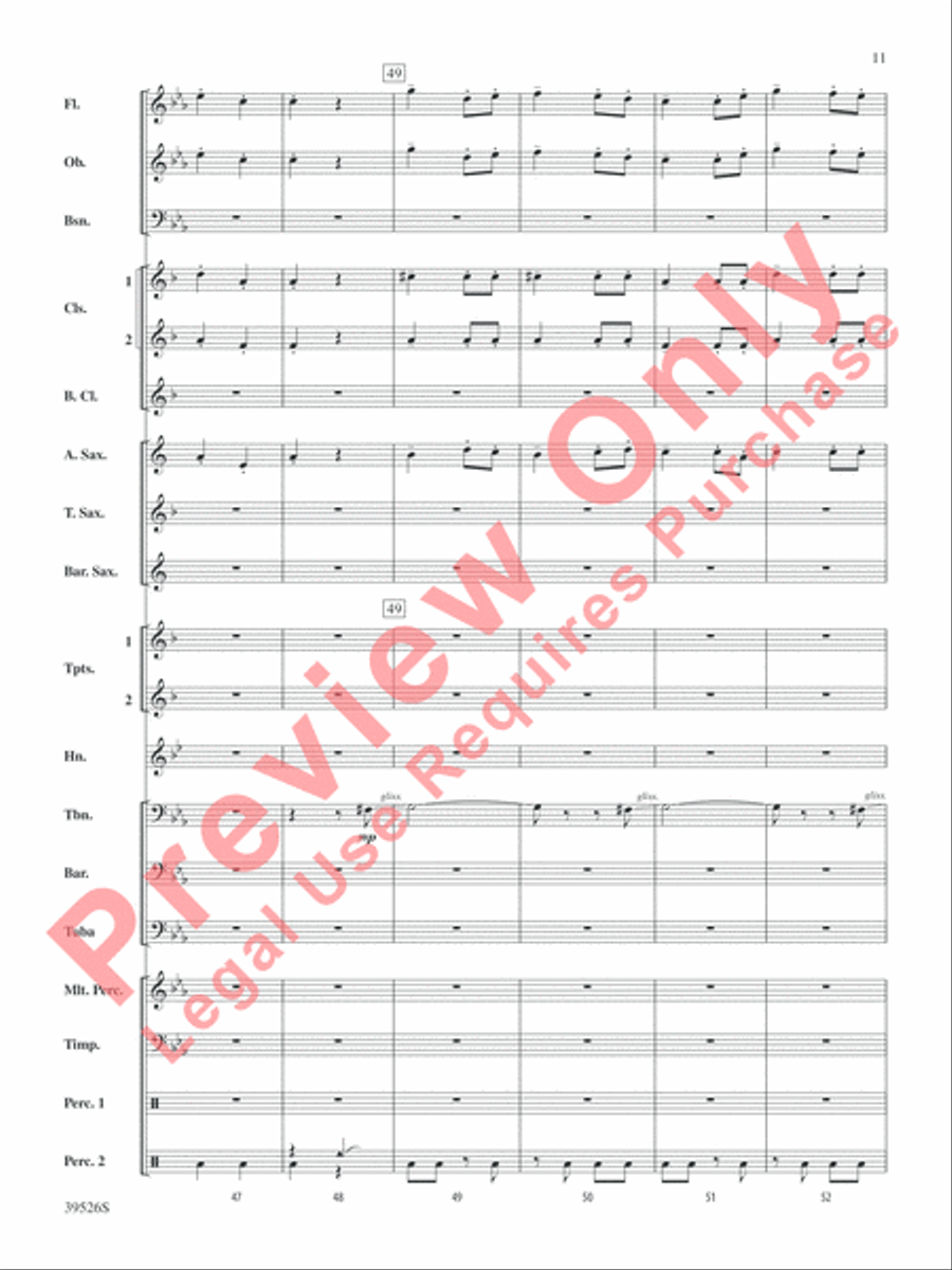 Korobushka Korobushka Concert Band scores gallery preview page 11