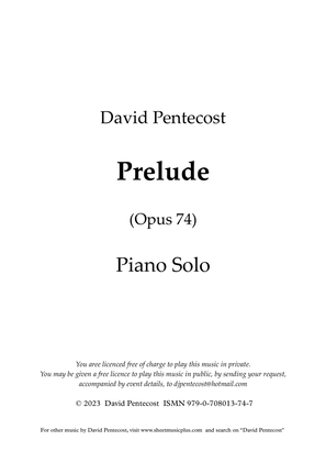 Prelude, Op.74