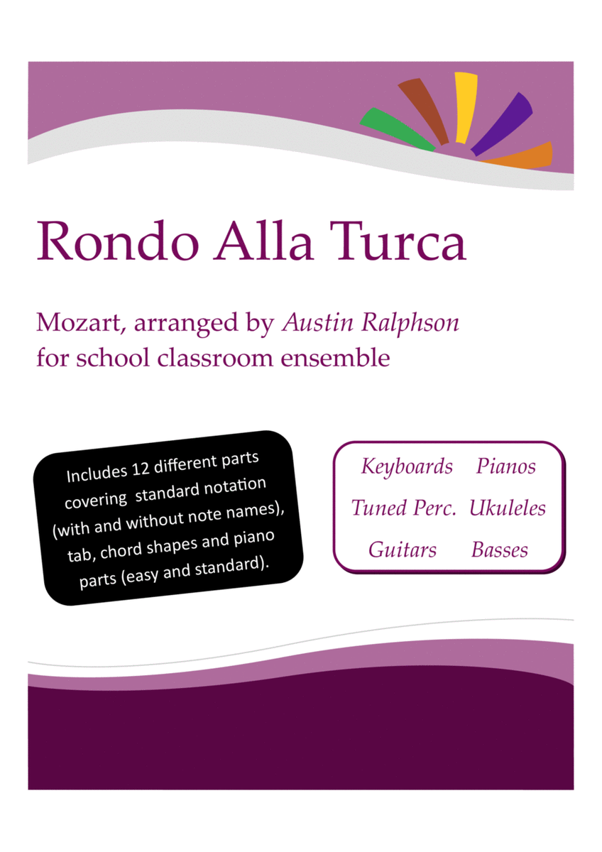 Rondo Alla Turca (Turkish Rondo) with backing track - Western Classical Music Classroom Ensemble image number null