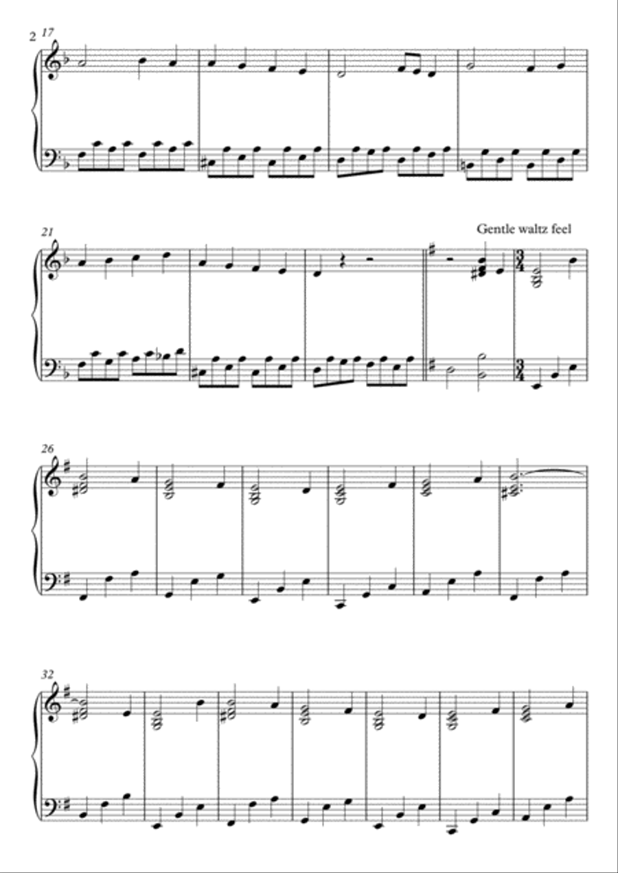 The God Rest Ye Merry Gentlemen Variations Piano Solo scores gallery preview page 2