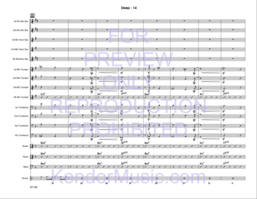 Deep Jazz Ensemble scores gallery preview page 15