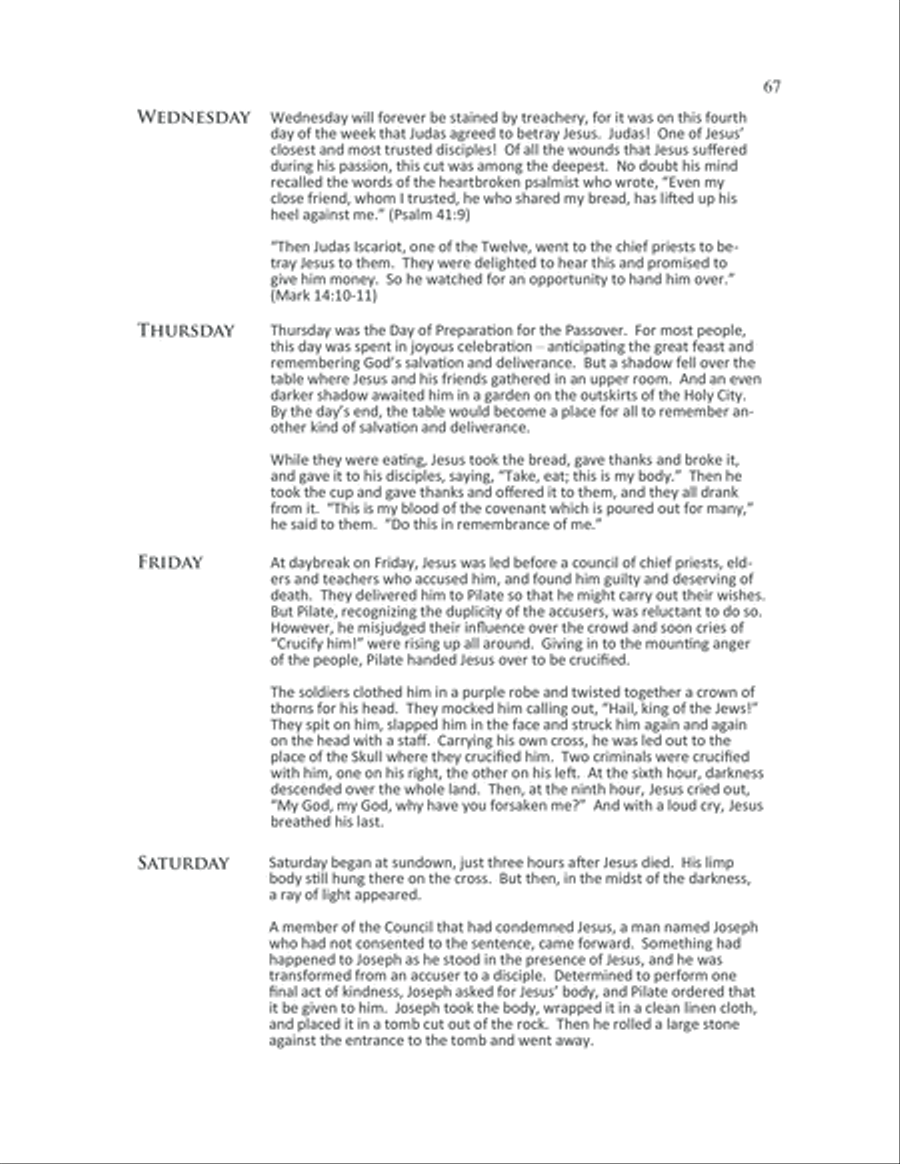 The Seven Last Days 4-Part scores gallery preview page 70