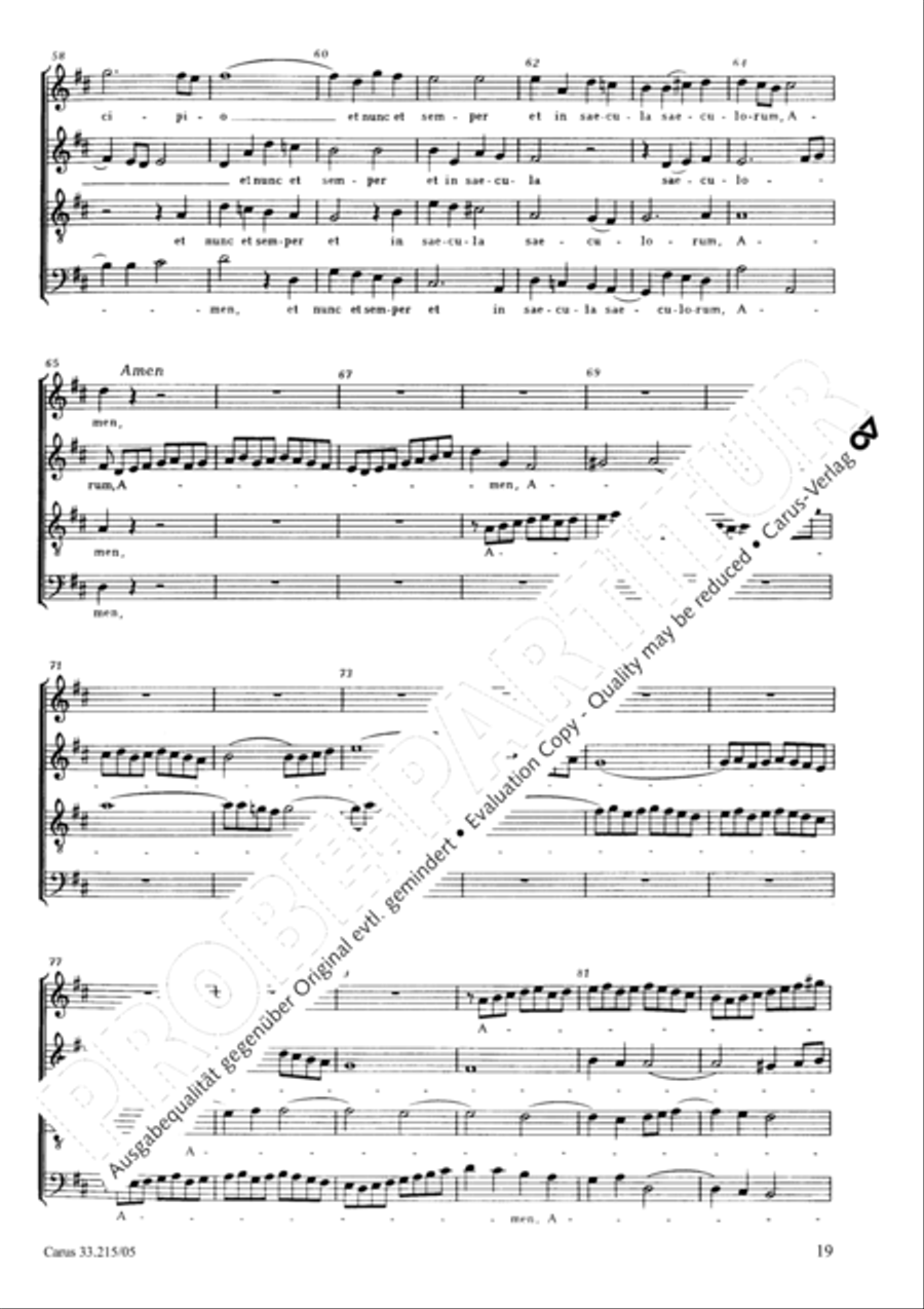 Magnificat Magnificat 4-Part scores gallery preview page 20