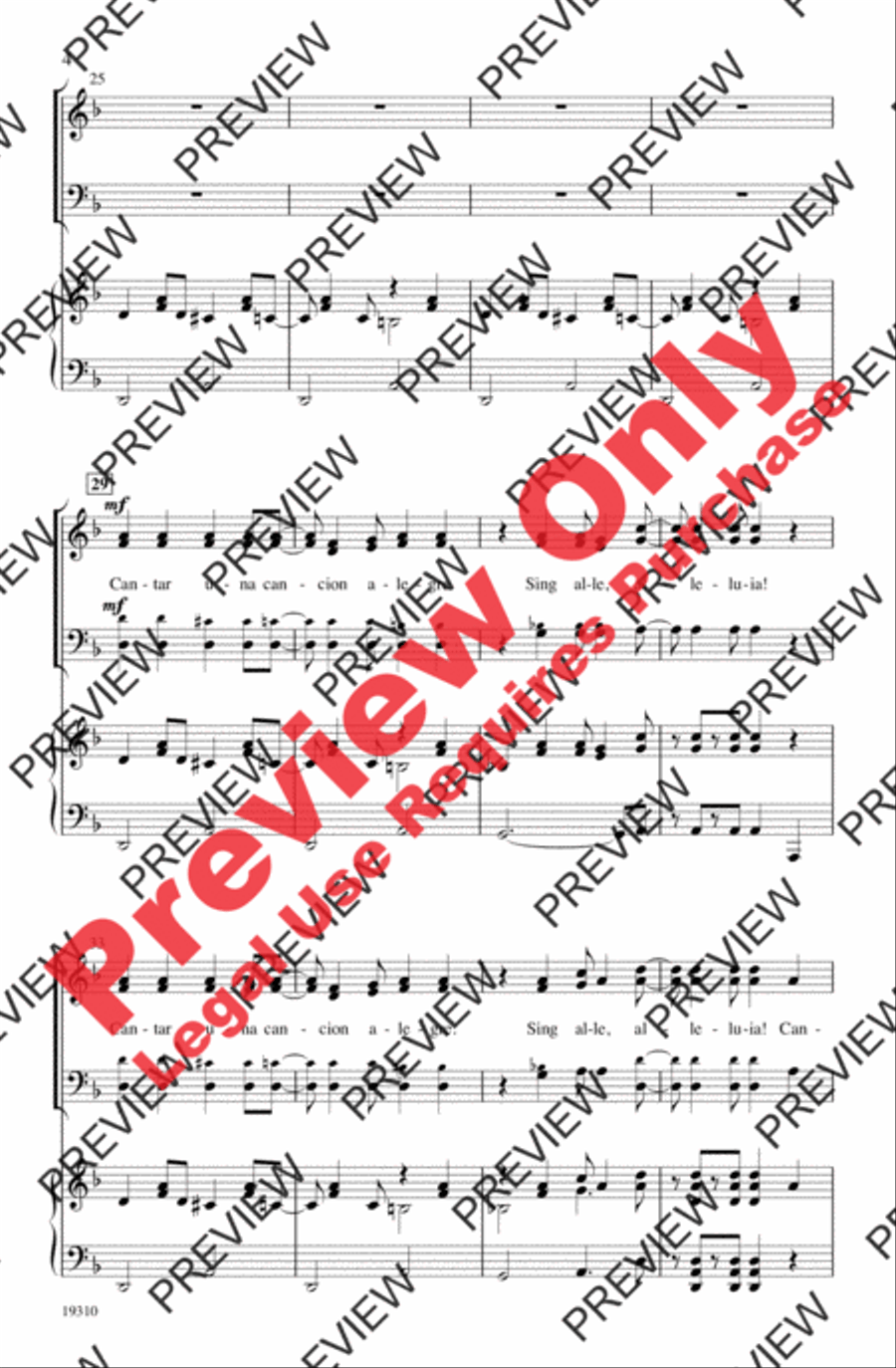 ¡Cantar! (Sing!) ¡Cantar! (Sing!) 3-Part scores gallery preview page 4