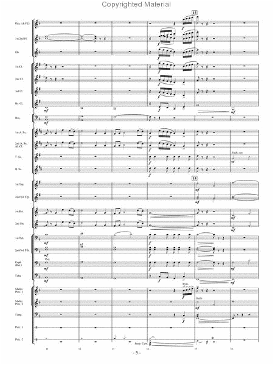 High Country Celebration High Country Celebration Concert Band scores gallery preview page 4