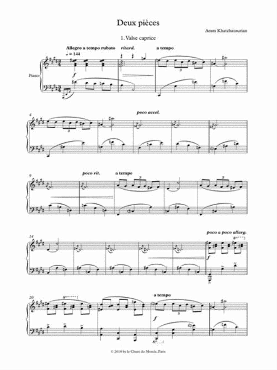 Works for Piano Piano Solo scores gallery preview page 4