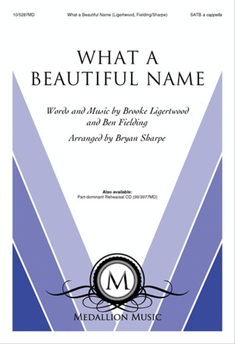What a Beautiful Name 4-Part scores gallery preview page 1