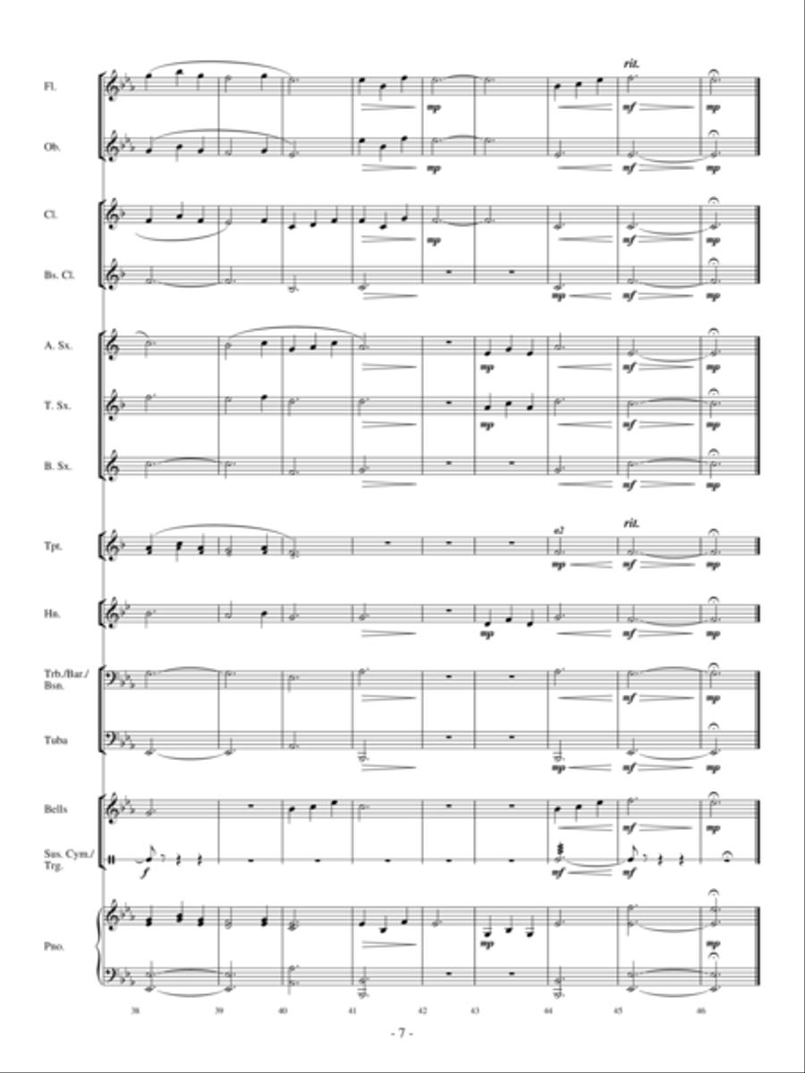 Gentle River Gentle River Concert Band scores gallery preview page 6