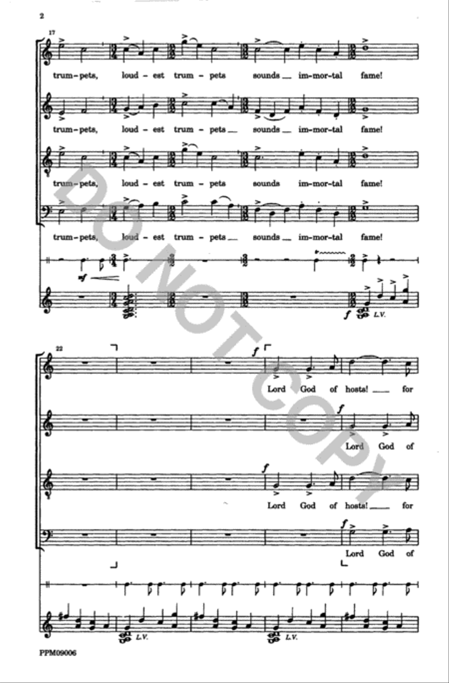 Te Deum Laudamus 4-Part scores gallery preview page 3