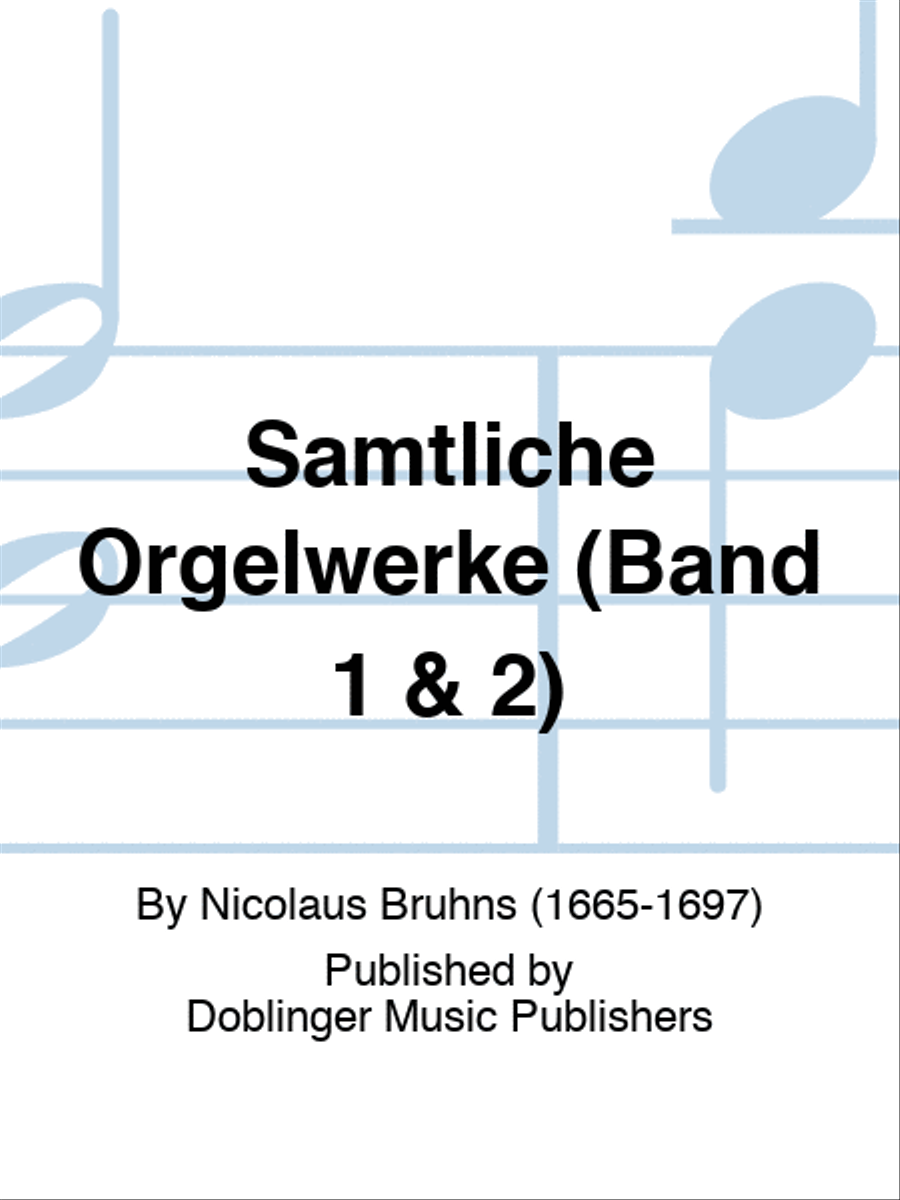 Samtliche Orgelwerke (Band 1 & 2) Organ scores gallery preview page 1