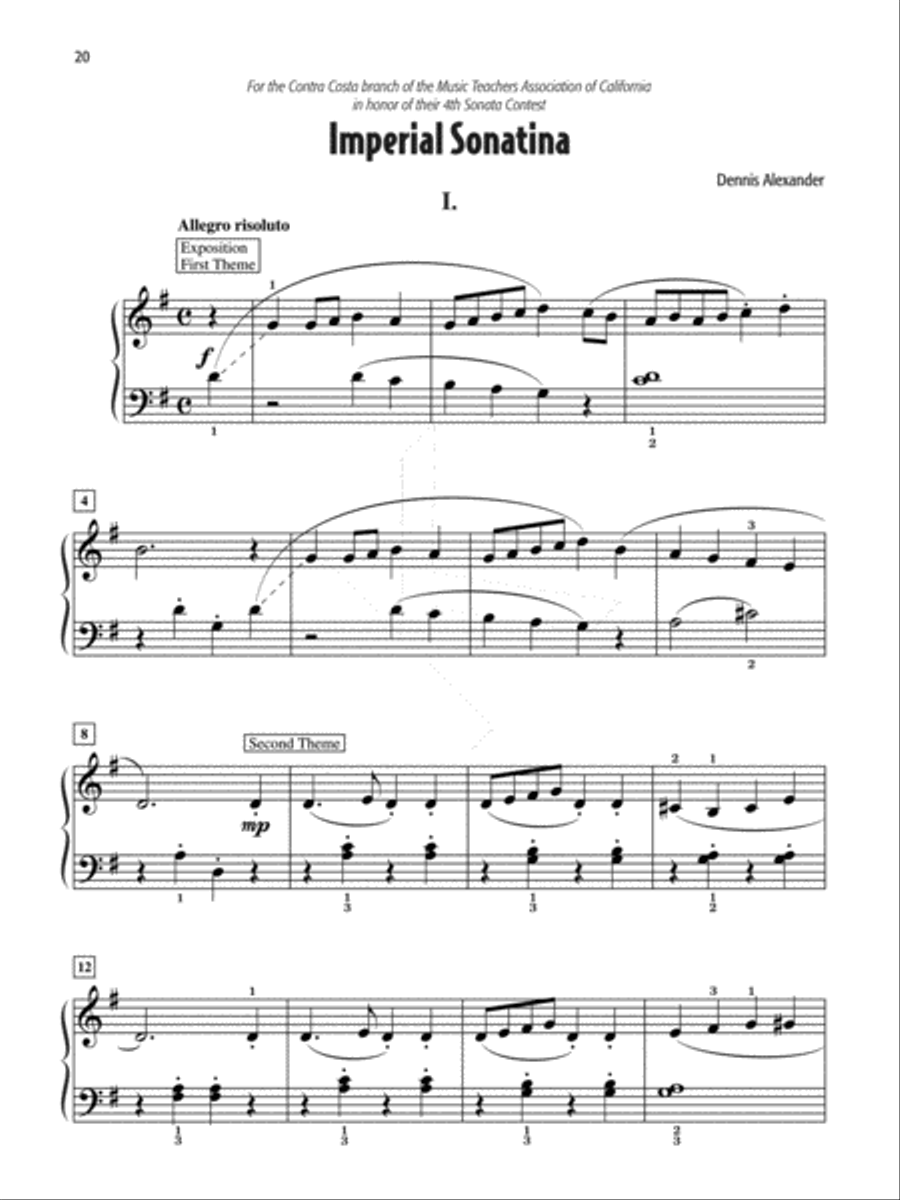 Dennis Alexander's Favorite Solos, Book 1 Piano Solo scores gallery preview page 5