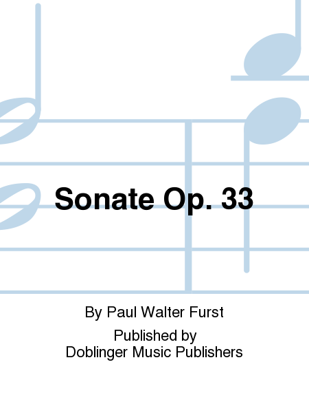 Sonate Op. 33