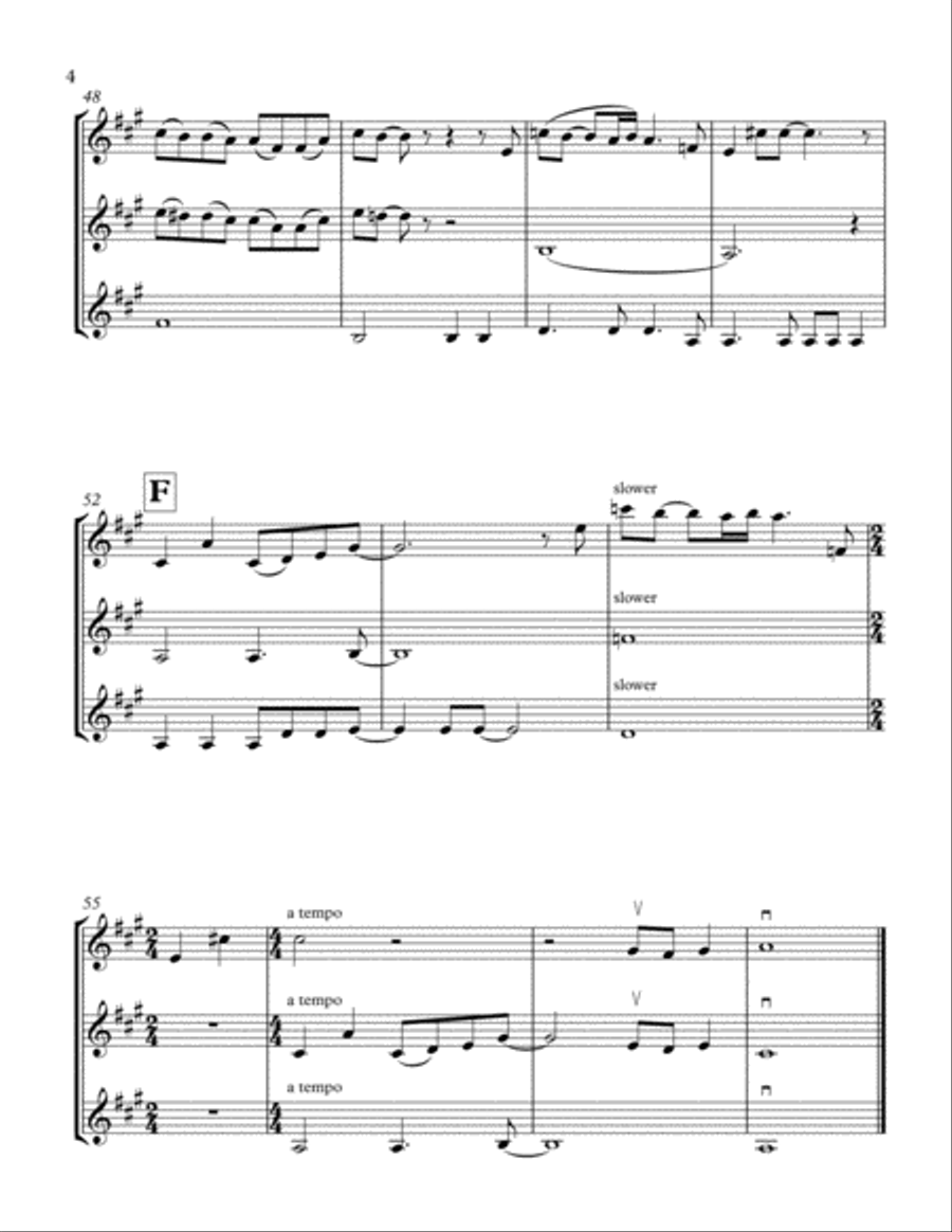 In My Life In My Life String Trio scores gallery preview page 5