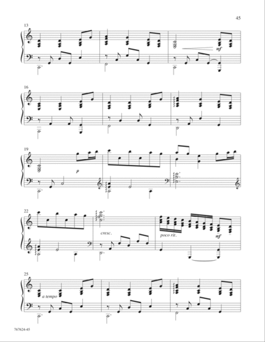 Hymns for a Raney Sunday Piano Solo scores gallery preview page 18