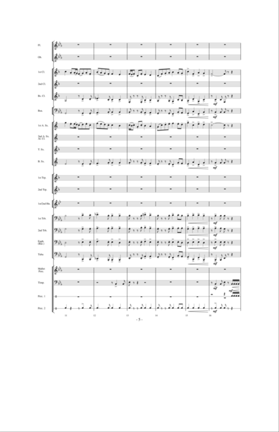 Clark County Celebration Clark County Celebration Concert Band scores gallery preview page 4